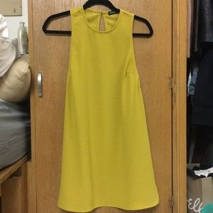 American Apparel yellow mini dress